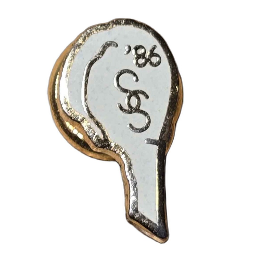 Vintage Sports Whistle Metal Enamel Lapel Vest Hat Pin J8
